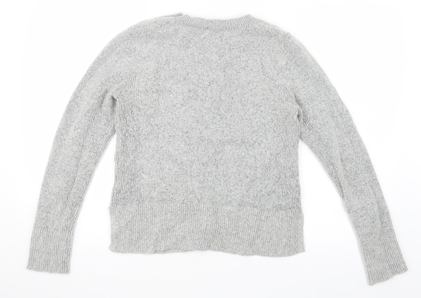 Oasis Womens Grey  Knit Pullover Jumper Size M
