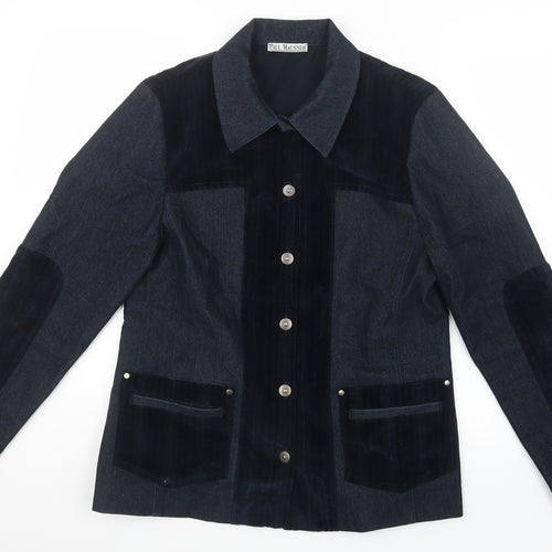 Paul Mausner Womens Blue   Jacket  Size 14