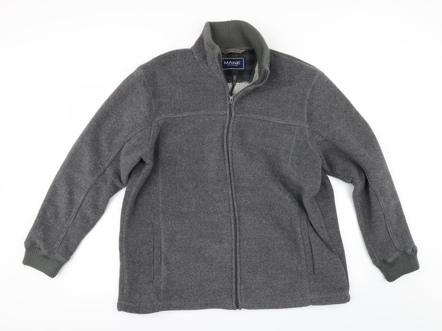 Maine New England Mens Grey   Jacket  Size L