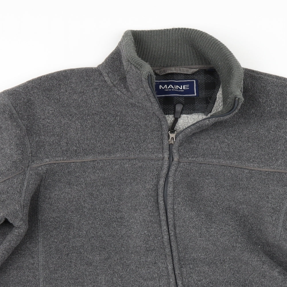 Maine New England Mens Grey   Jacket  Size L