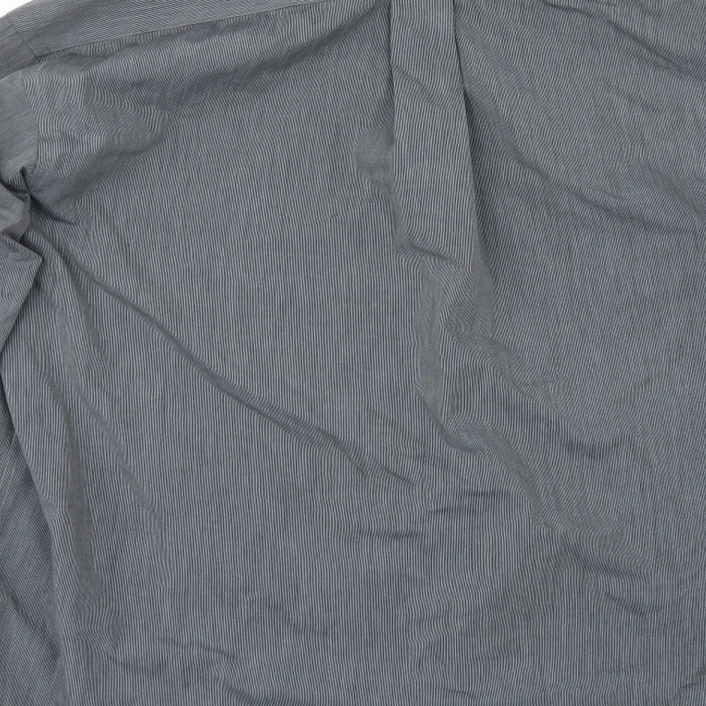 Marks and Spencer Mens Grey    Button-Up Size 15.5