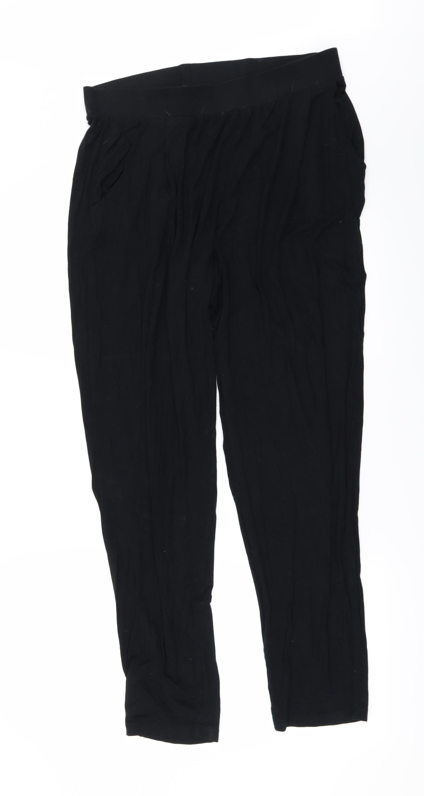 Marks and Spencer Womens Black   Trousers  Size 12 L28 in