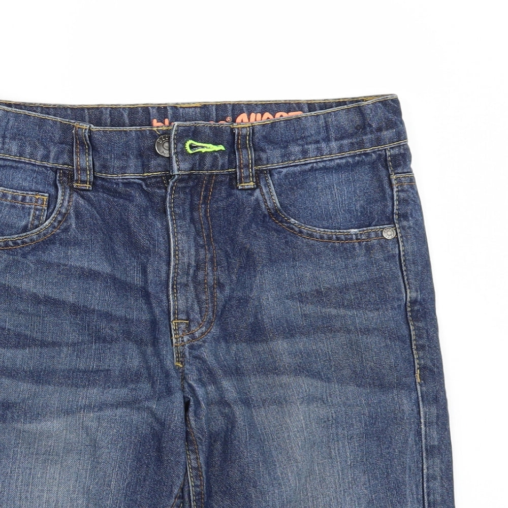 Blue Zoo Boys Blue  Denim Chino Shorts Size 9 Years