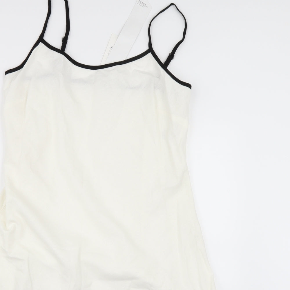 Marks and Spencer Womens White   A-Line  Size 14  - sun dress