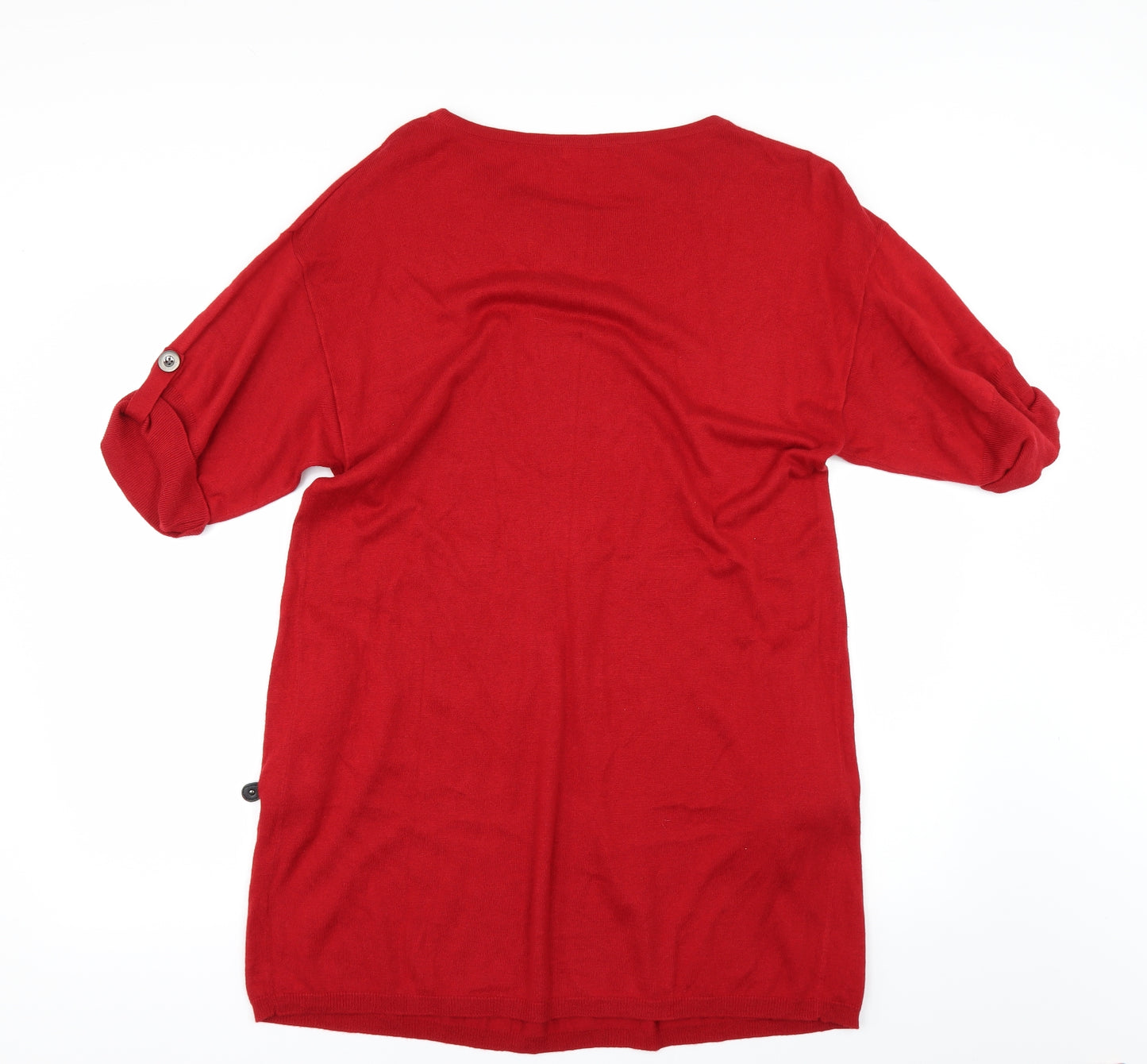 Marks and Spencer Womens Red   Jumper Dress  Size 14
