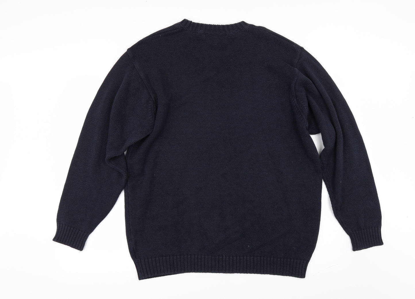 Marks and Spencer Mens Black   Pullover Jumper Size L