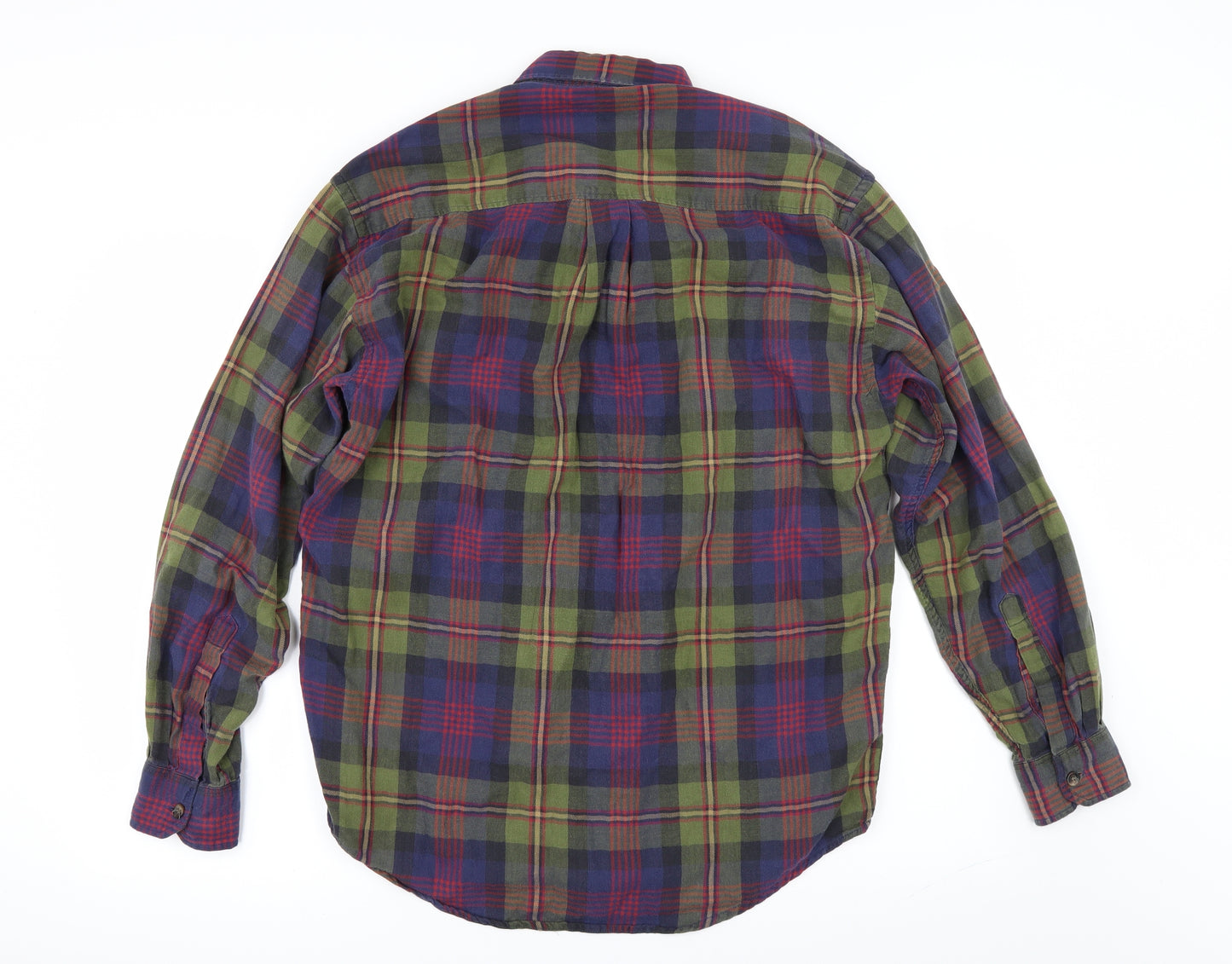 Marks and Spencer Mens Multicoloured Check   Button-Up Size S