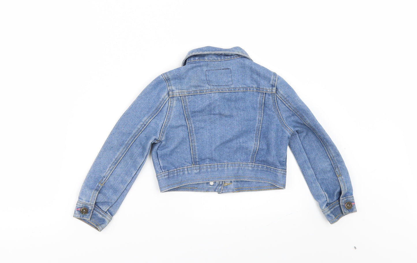George Girls Blue  Denim Jacket  Size 4-5 Years