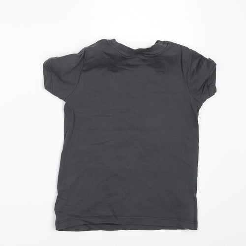 George Boys Grey   Basic T-Shirt Size 4-5 Years  - Lion King