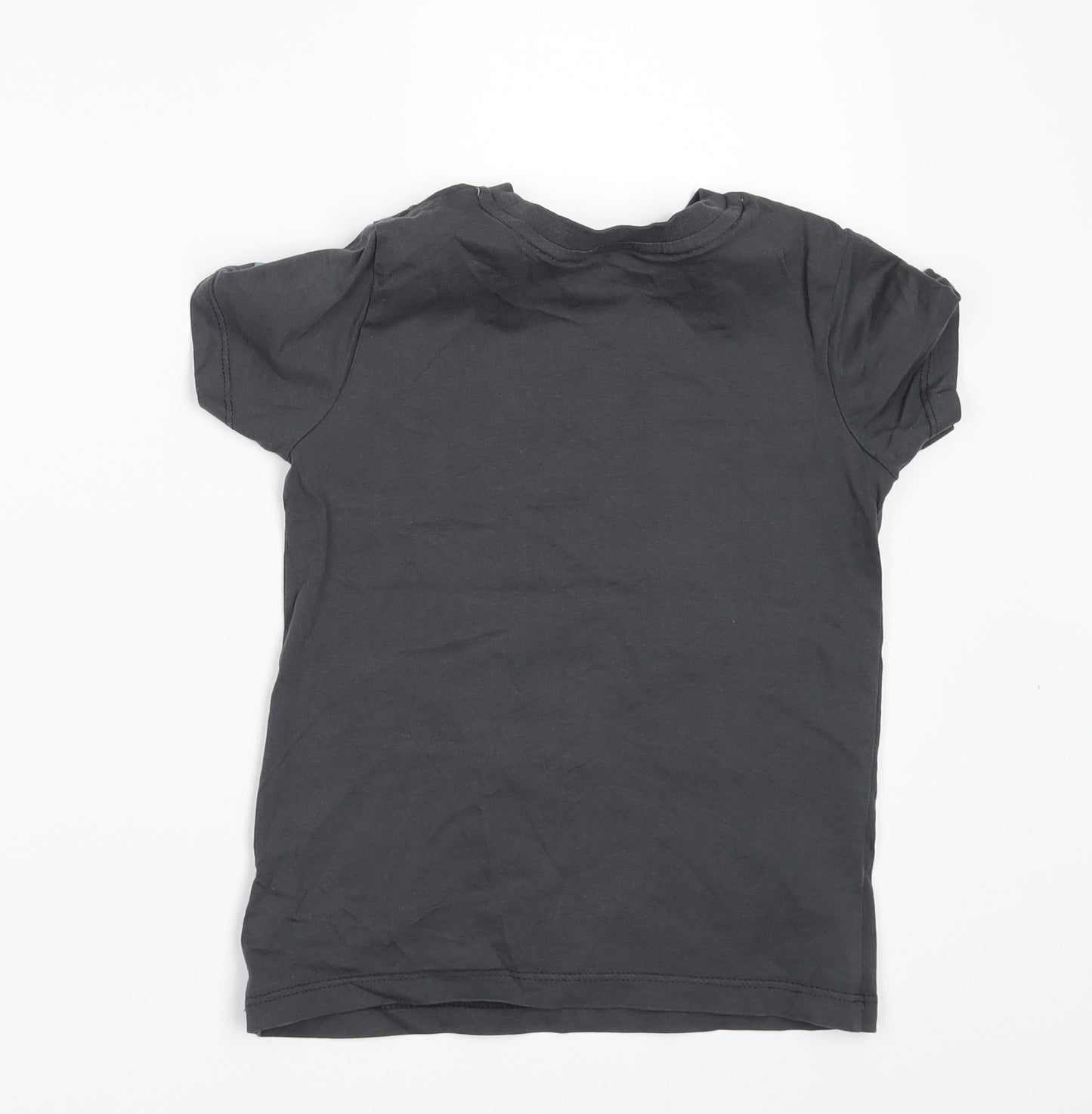 George Boys Grey   Basic T-Shirt Size 4-5 Years  - Lion King