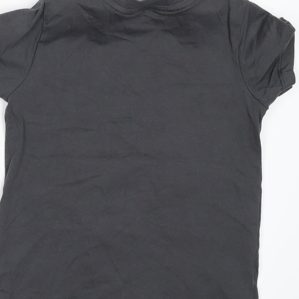 George Boys Grey   Basic T-Shirt Size 4-5 Years  - Lion King