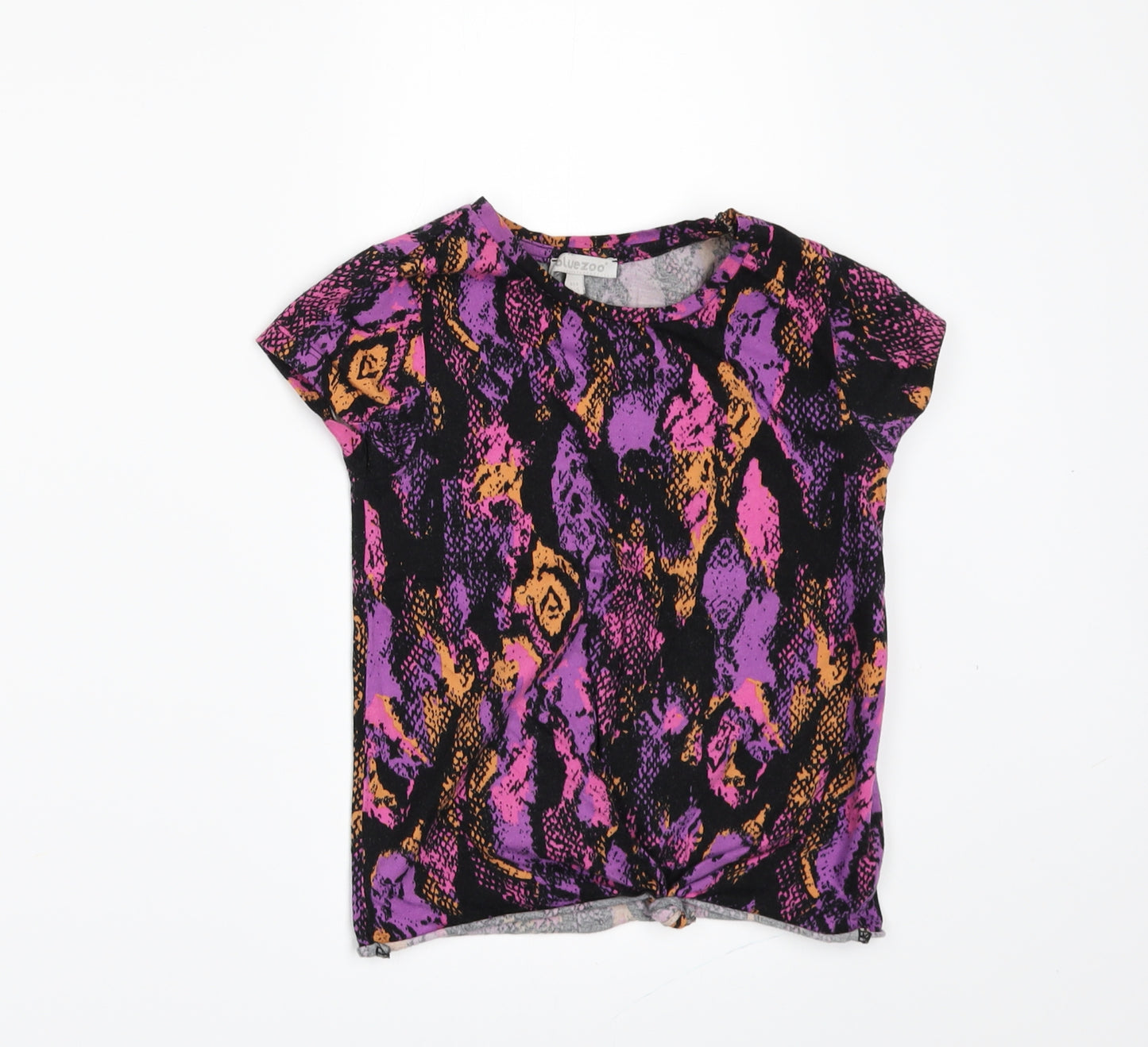 Blue Zoo Girls Multicoloured Geometric  Basic T-Shirt Size 4-5 Years
