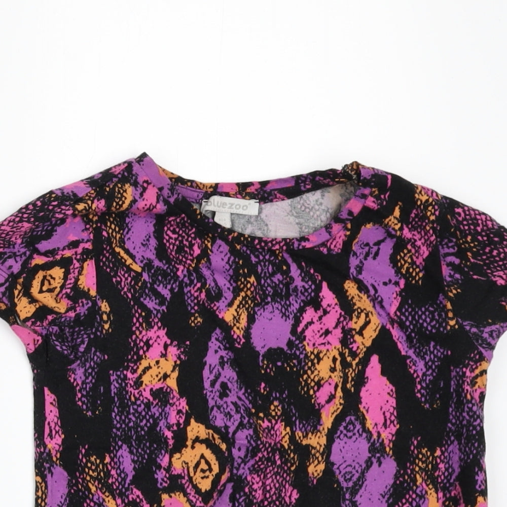 Blue Zoo Girls Multicoloured Geometric  Basic T-Shirt Size 4-5 Years