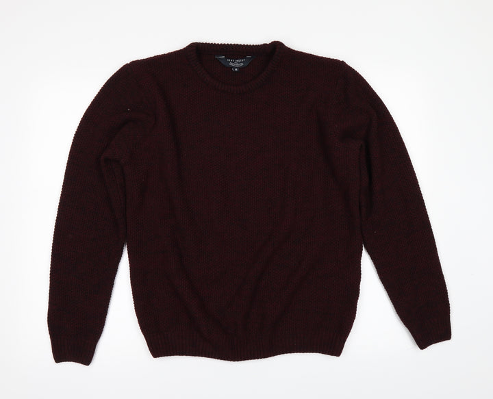Kensington Mens Red Pullover Jumper Size M
