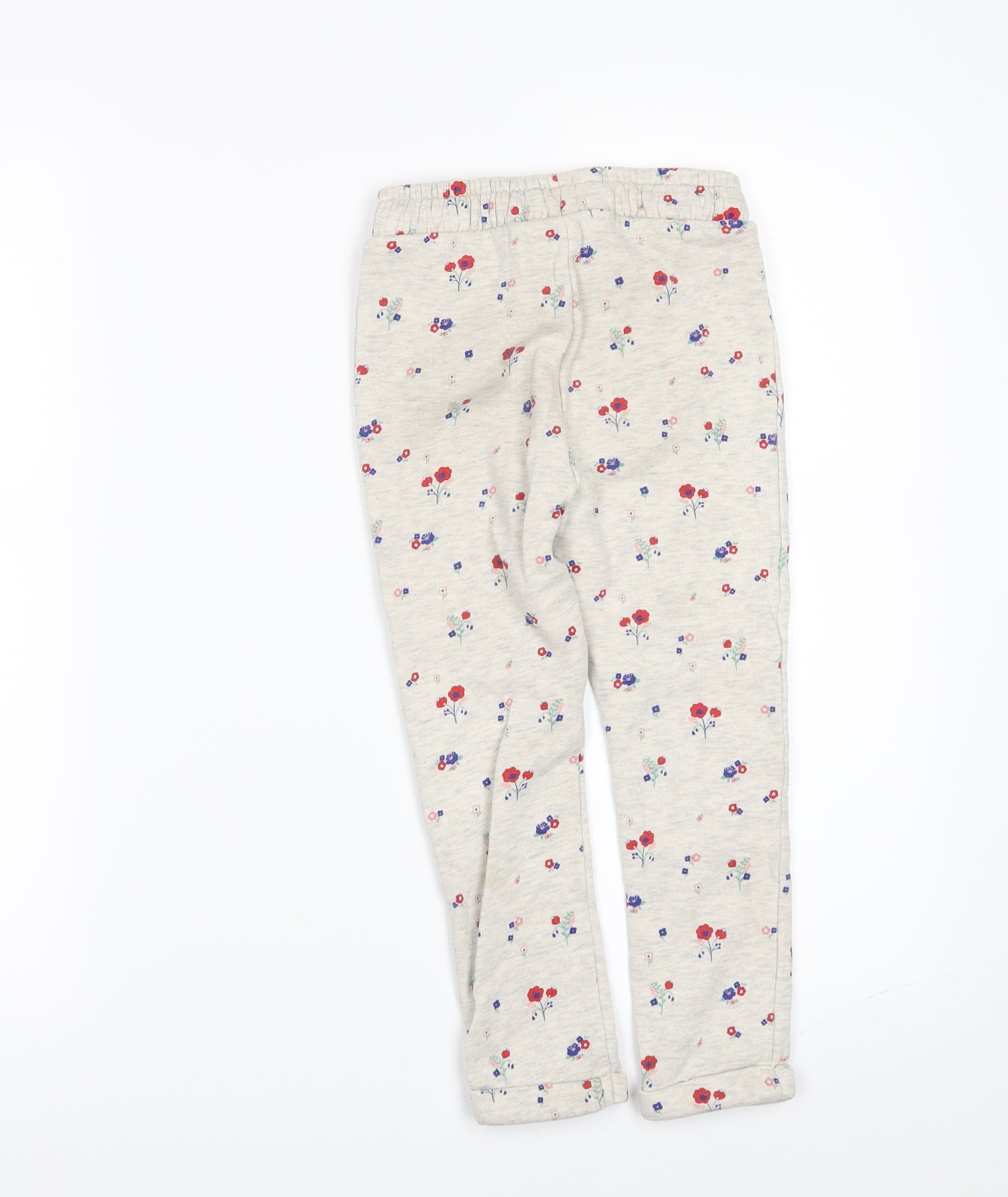 Marks and Spencer Girls Beige Flecked  Jogger Trousers Size 3-4 Years