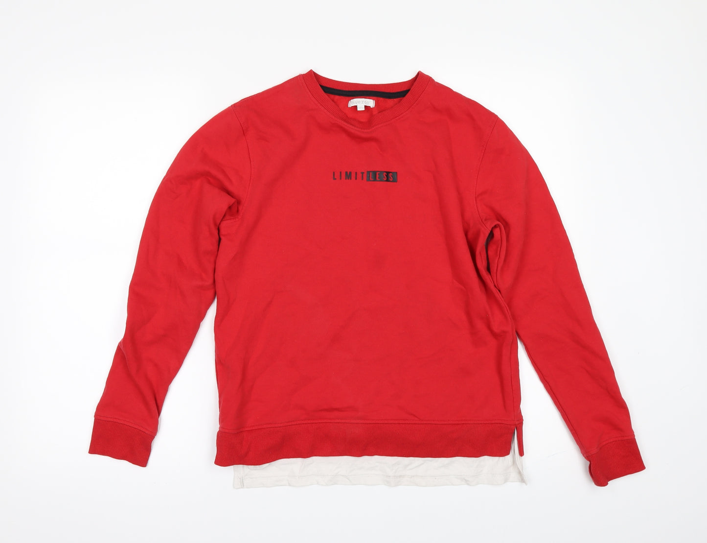 Blue Zoo Boys Red   Pullover Sweatshirt Size 11-12 Years  - Limitless
