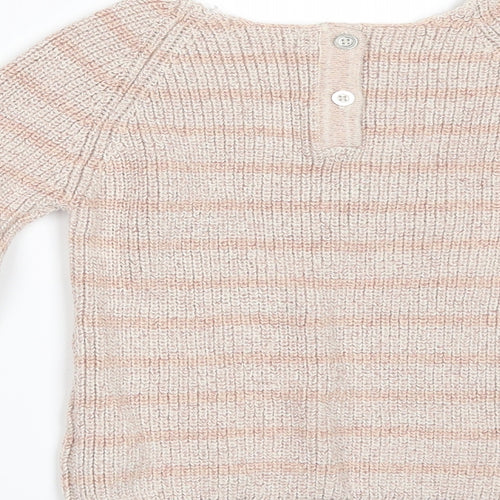 NEXT Girls Beige   Pullover Jumper Size 4-5 Years