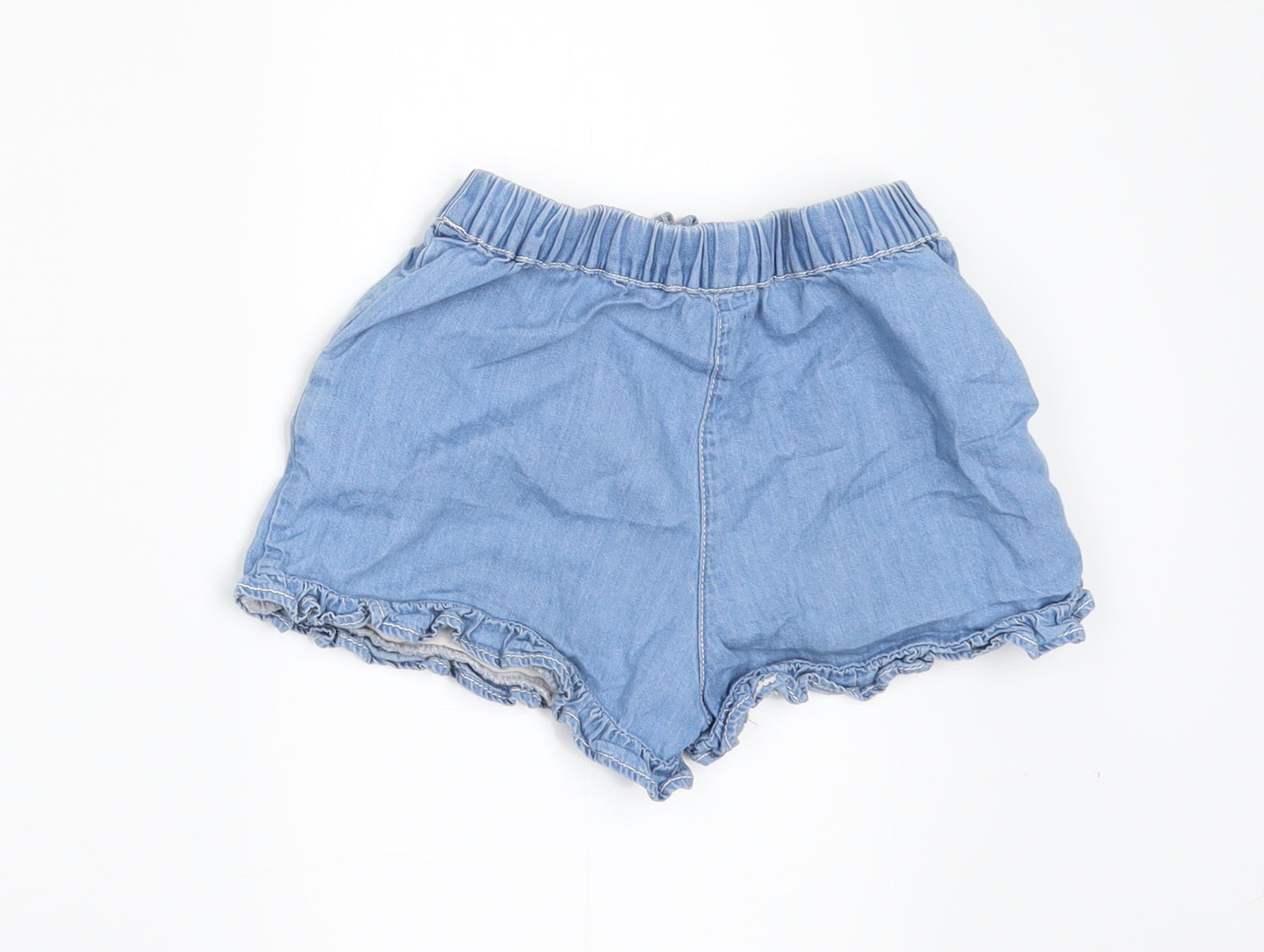 F&F Girls Black  Damask Hot Pants Shorts
