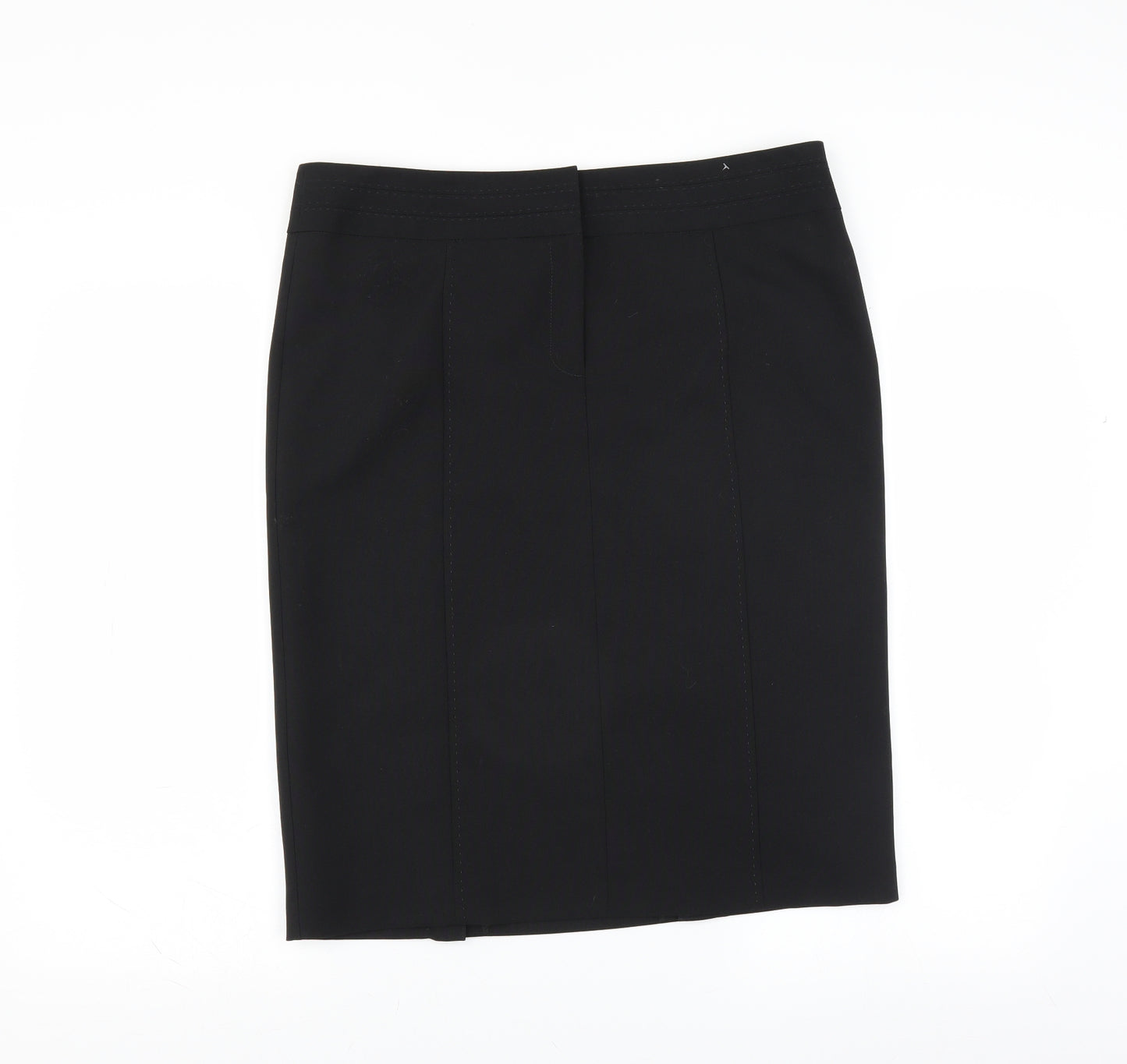 F&F Womens Black   Straight & Pencil Skirt Size 14