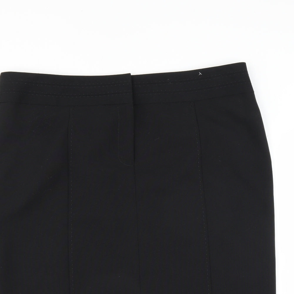 F&F Womens Black   Straight & Pencil Skirt Size 14