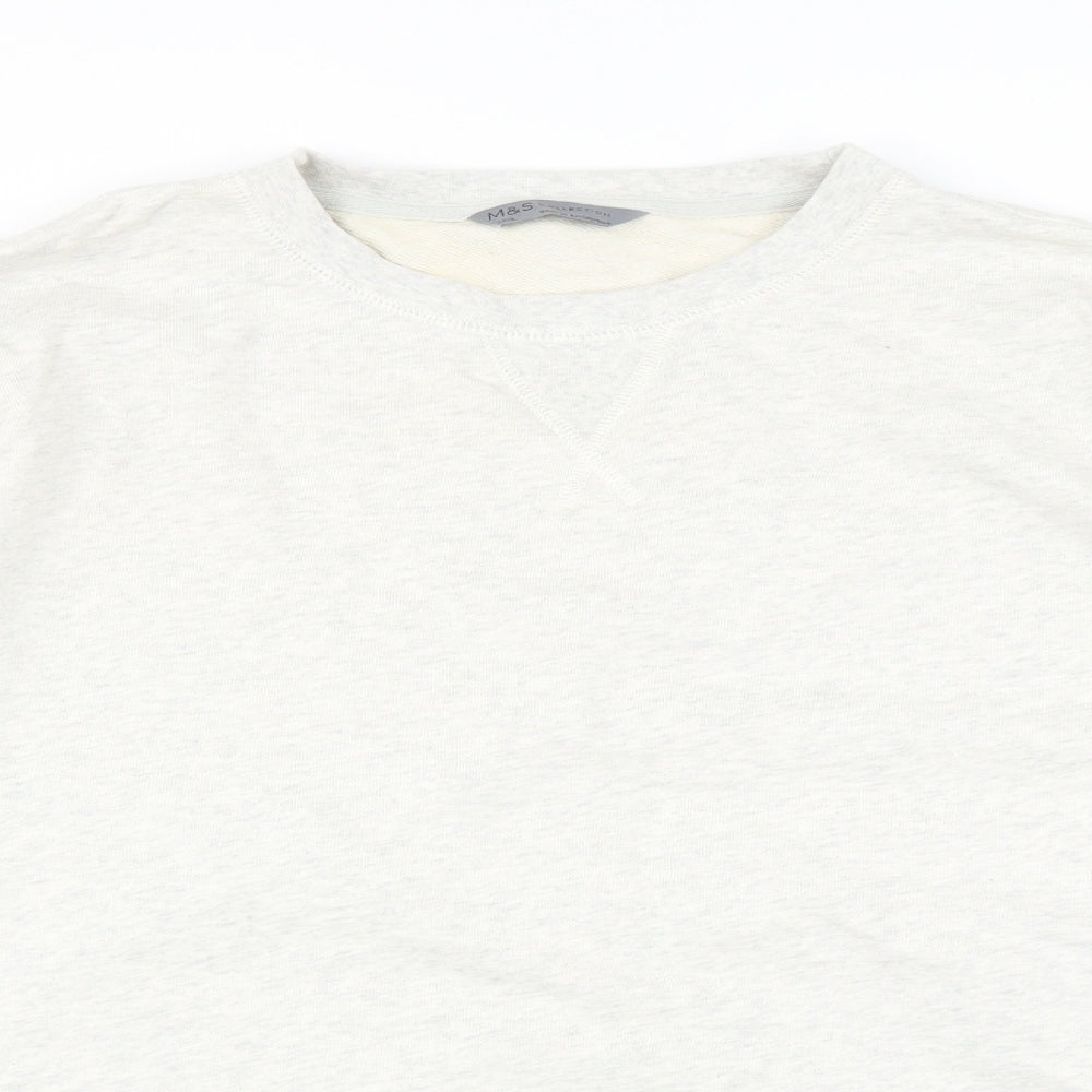Marks and Spencer Mens Ivory   Pullover Sweatshirt Size 3XL