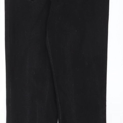 Matalan Womens Black  Denim Skinny Jeans Size 8 L28 in - distressed