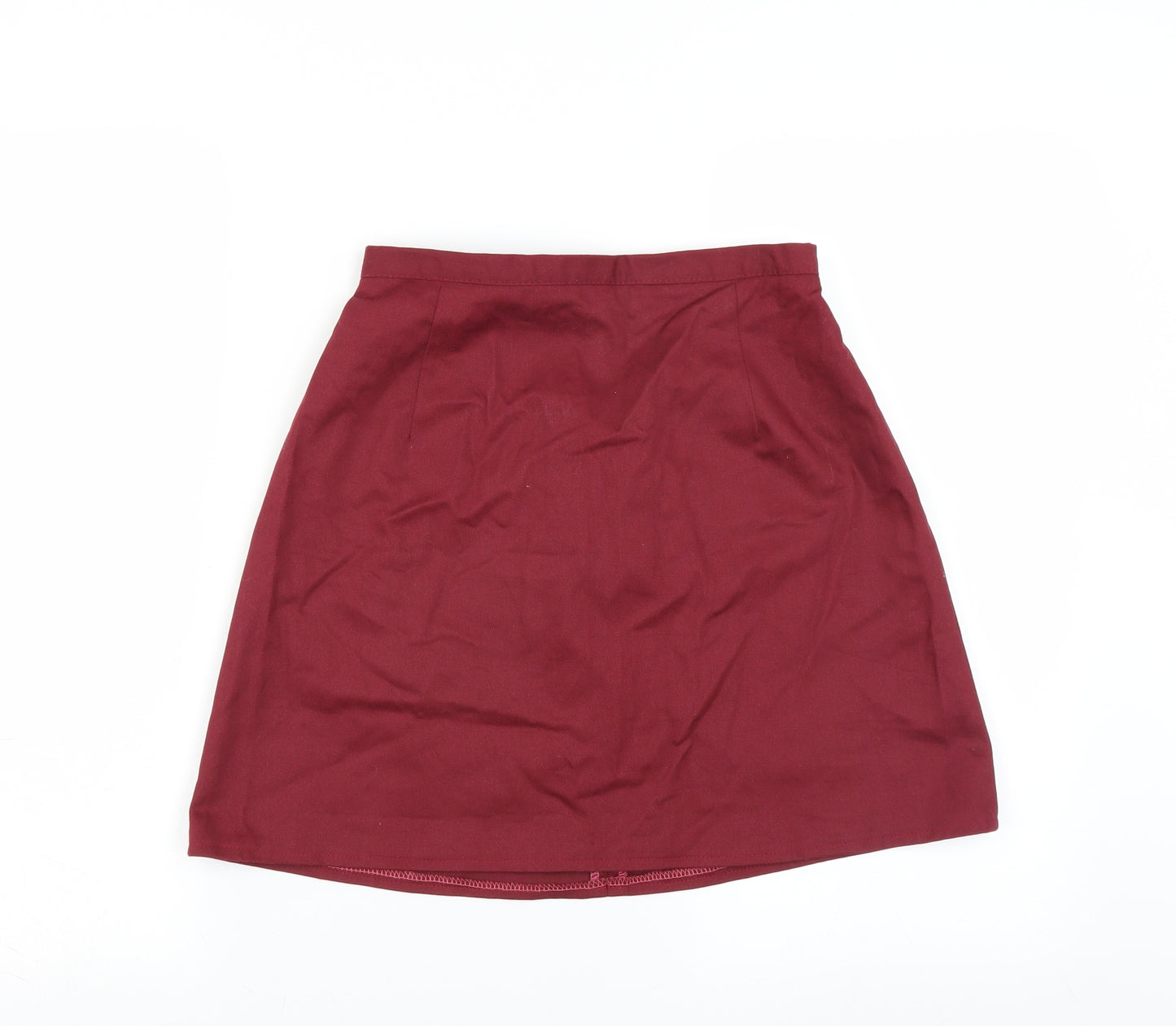 Preworn Womens Red   A-Line Skirt Size 26 in
