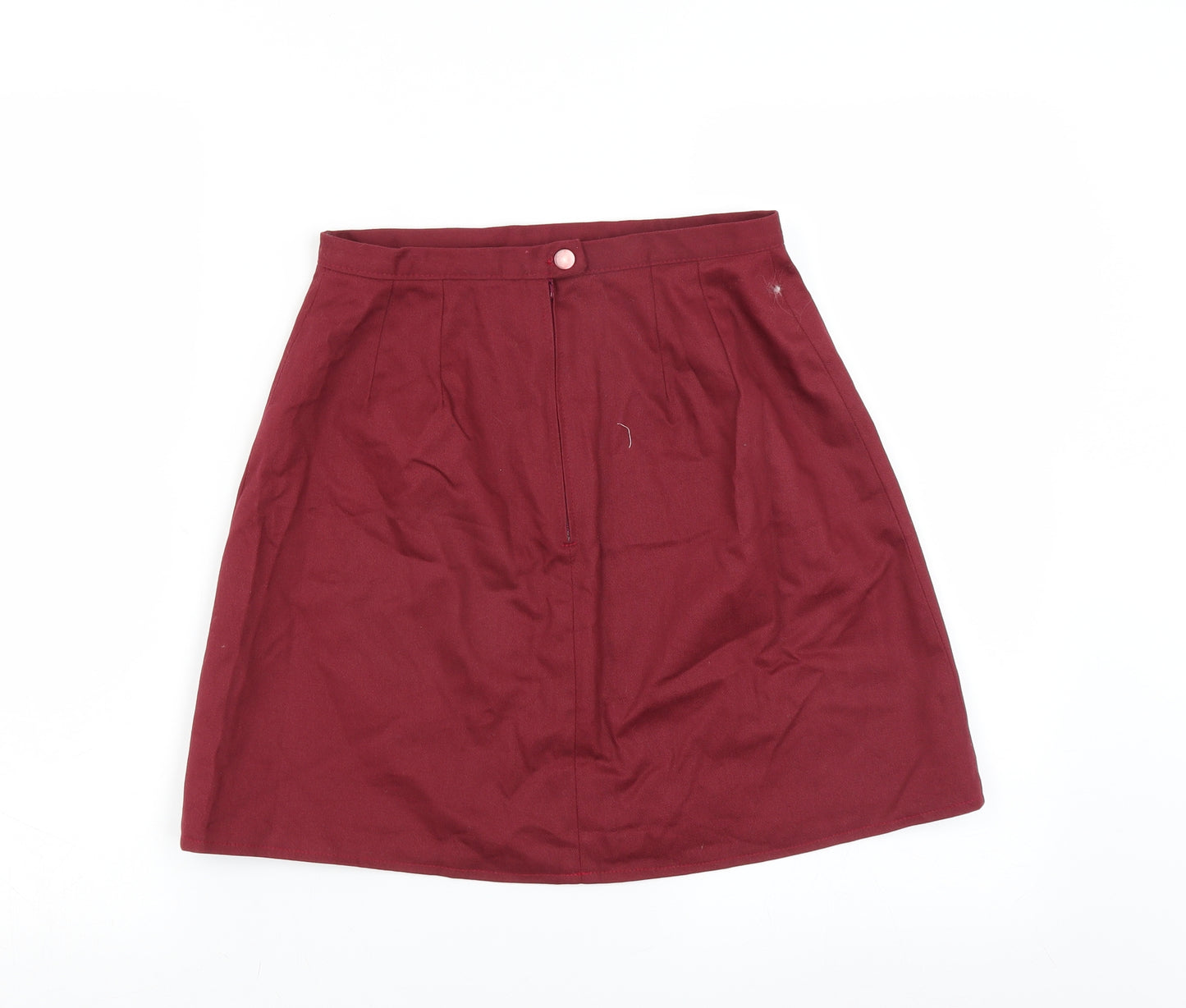 Preworn Womens Red   A-Line Skirt Size 26 in