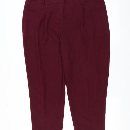 NEXT Womens Purple   Trousers  Size 16 L25 in