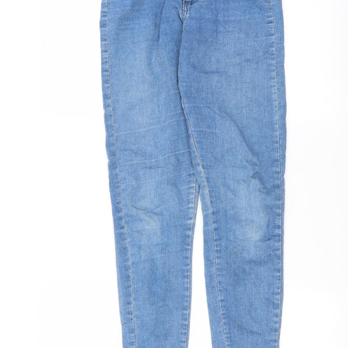 Primark Womens Blue  Denim Skinny Jeans Size 8 L32 in