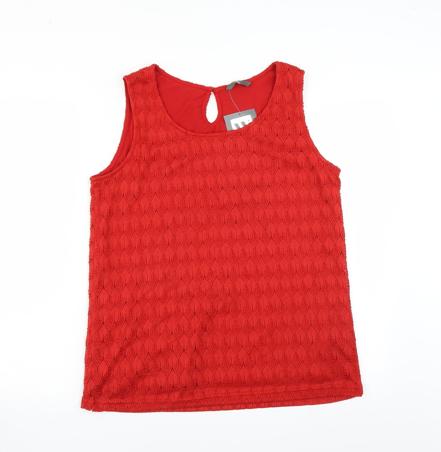 BHS Womens Red   Basic Blouse Size 14