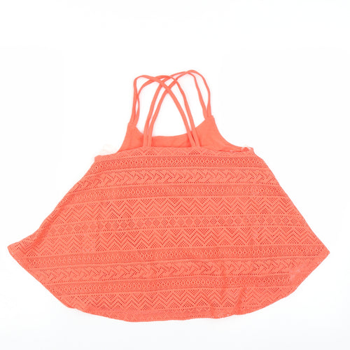 Candy Couture Girls Orange   Basic Blouse Size 9 Years