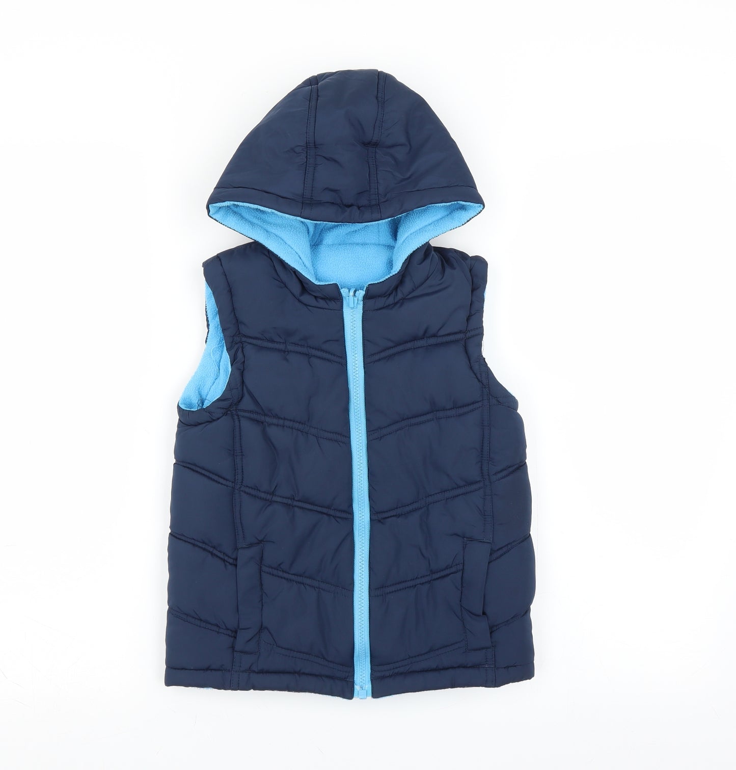 Preworn Boys Blue   Gilet Jacket   - Bodywarmer