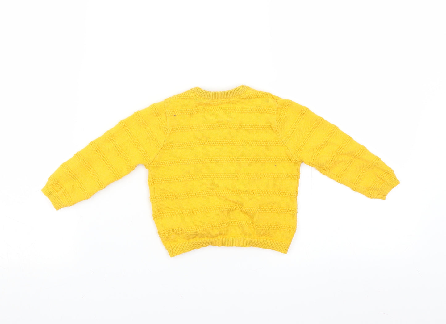Primark Girls Yellow   Cardigan Jumper Size 9-12 Months
