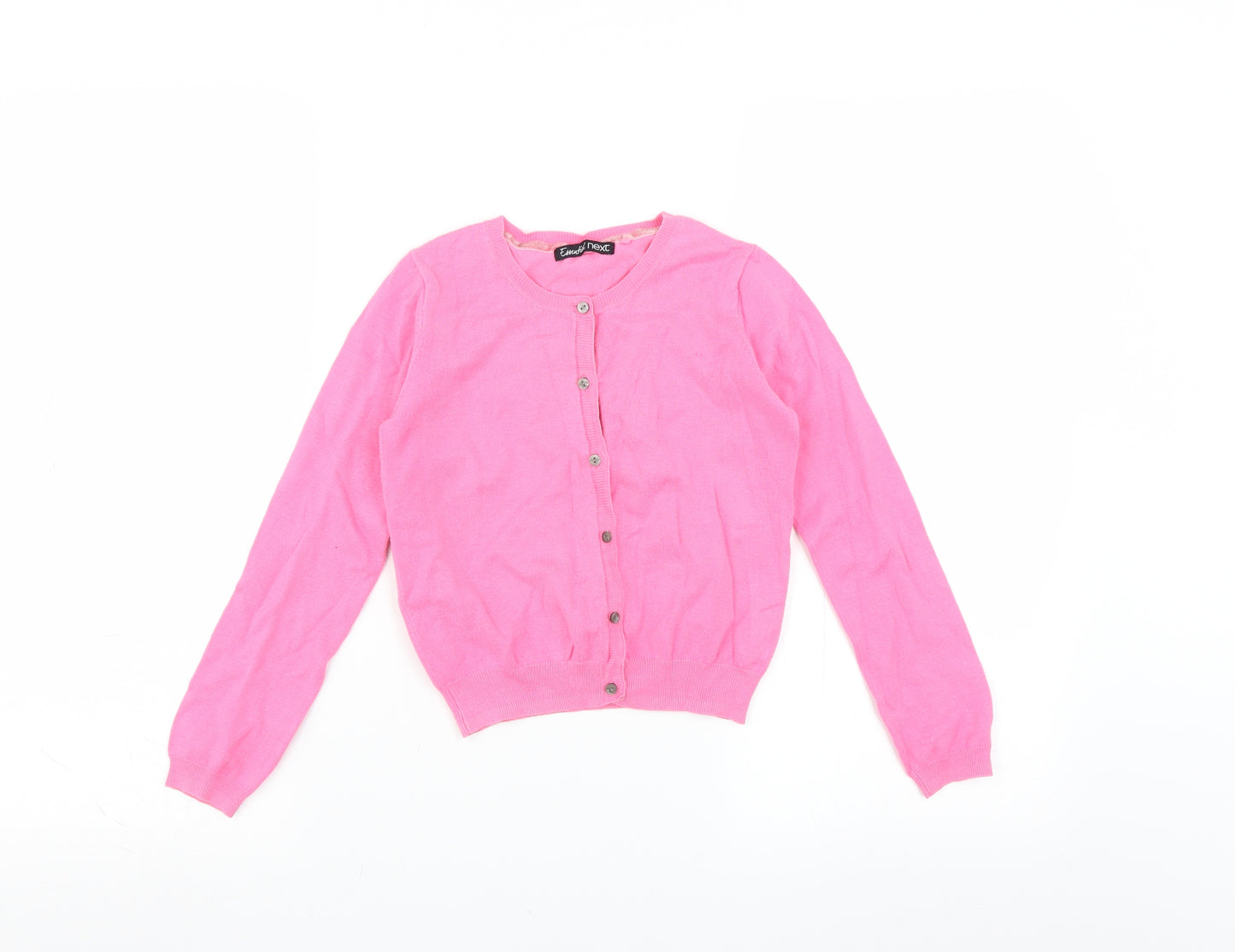 NEXT Girls Pink   Cardigan Jumper Size 7-8 Years