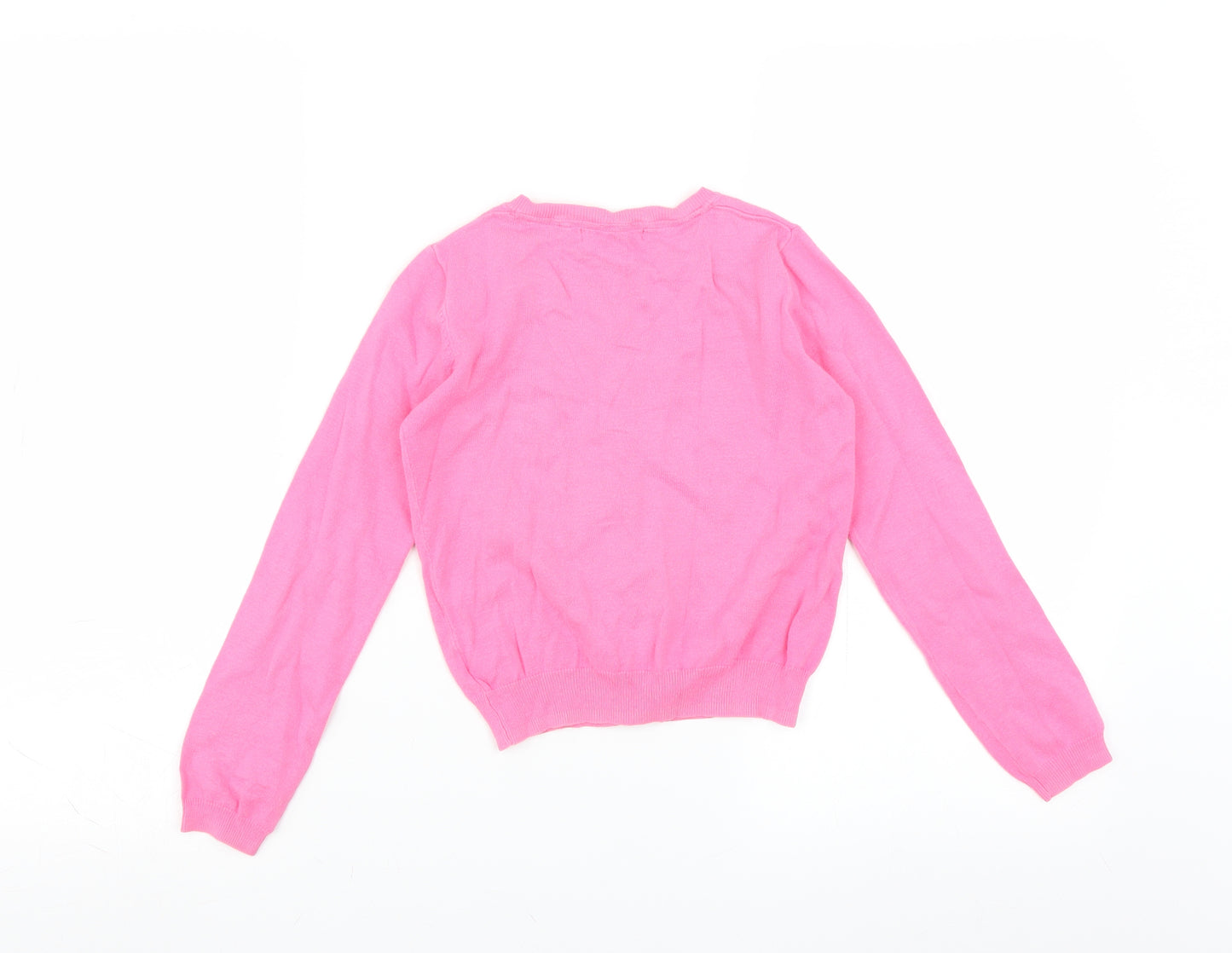 NEXT Girls Pink   Cardigan Jumper Size 7-8 Years