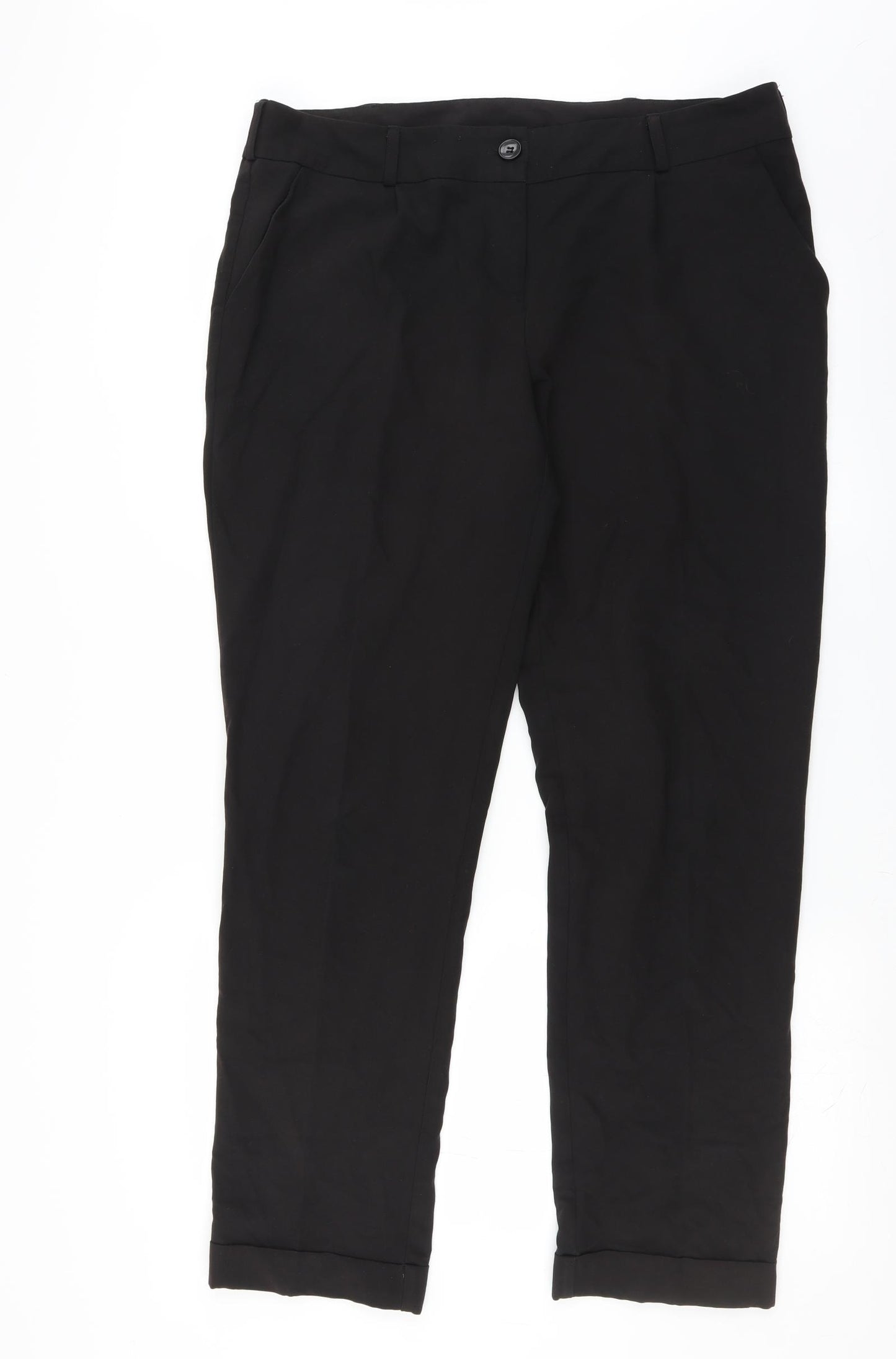 New Look Womens Black   Trousers  Size 16 L31 in