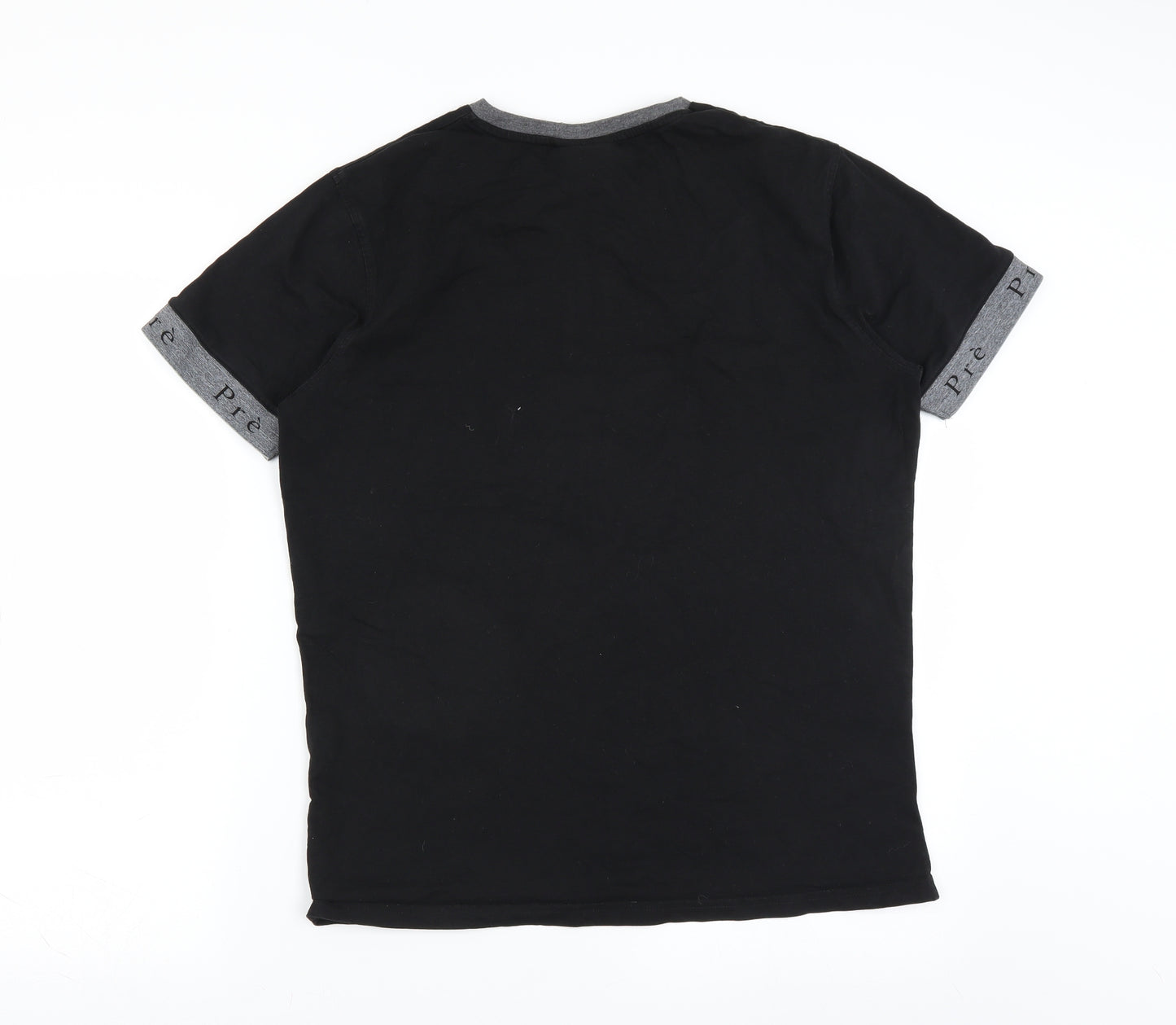 Pre London Mens Black    T-Shirt Size L