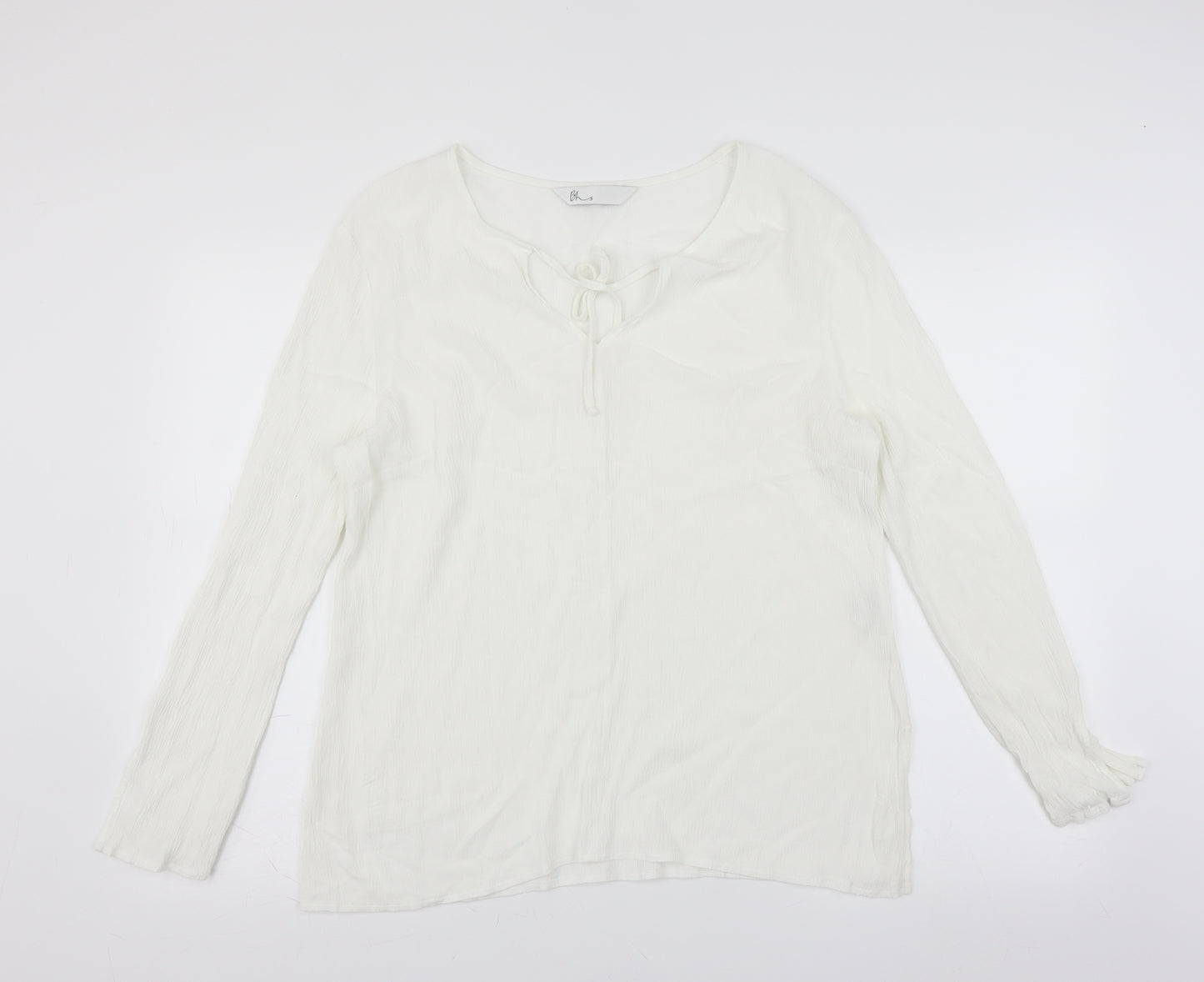 BHS Womens White   Basic Blouse Size 18