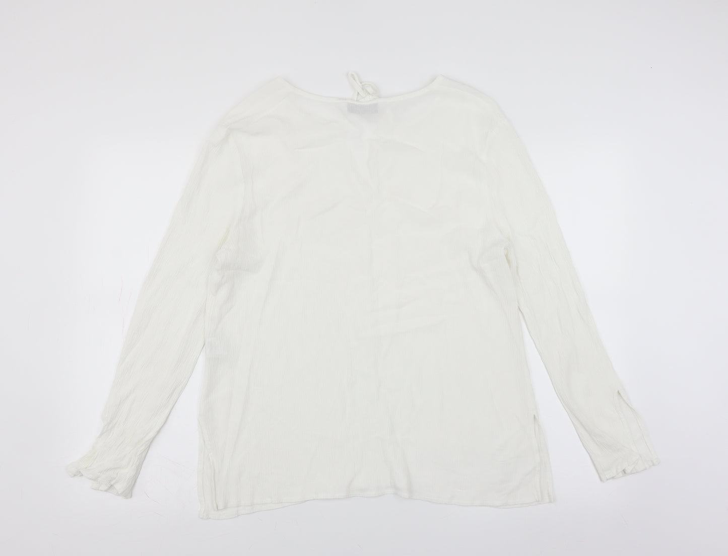 BHS Womens White   Basic Blouse Size 18