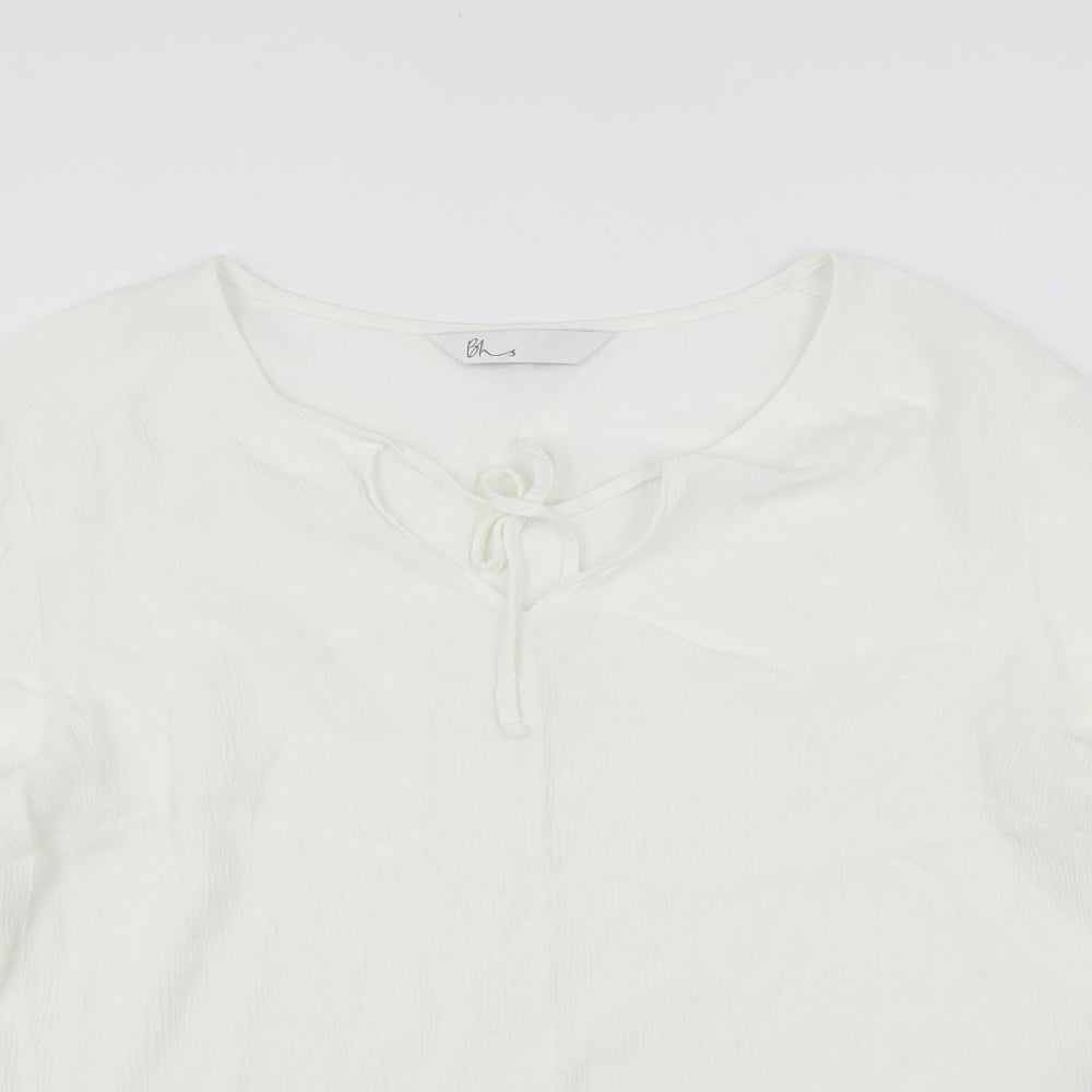 BHS Womens White   Basic Blouse Size 18