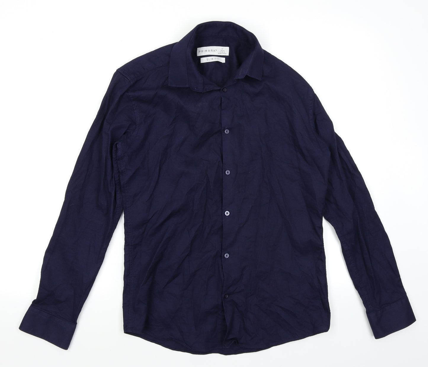 Primark Mens Blue    Dress Shirt Size 15