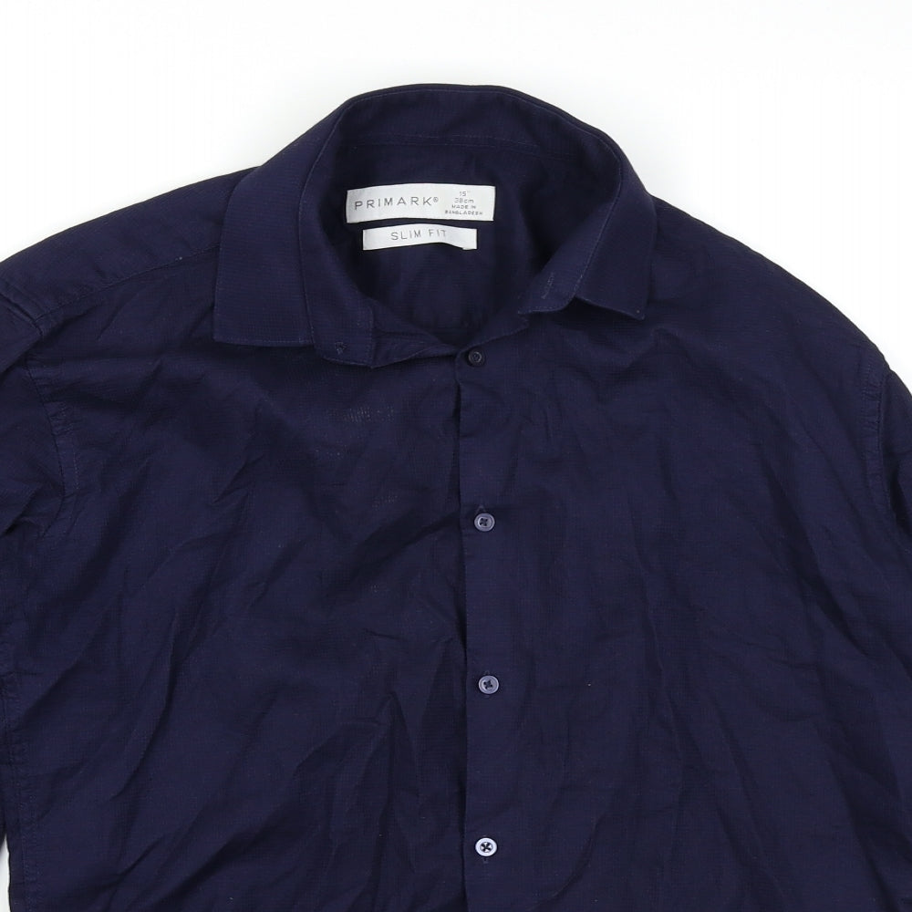 Primark Mens Blue    Dress Shirt Size 15