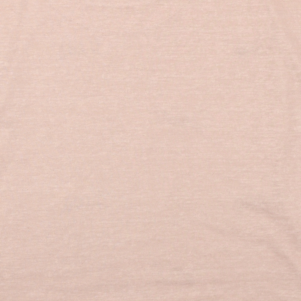 Love Tees Womens Beige   Basic T-Shirt Size 22  - Animal Print
