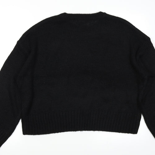 New Look Womens Black   Pullover Jumper Size L