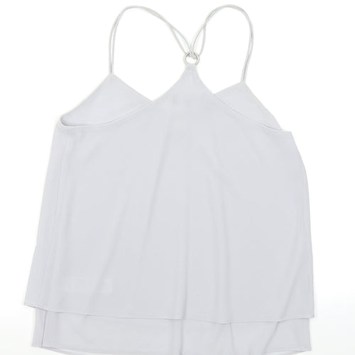 New Look Womens Grey   Camisole Blouse Size 10
