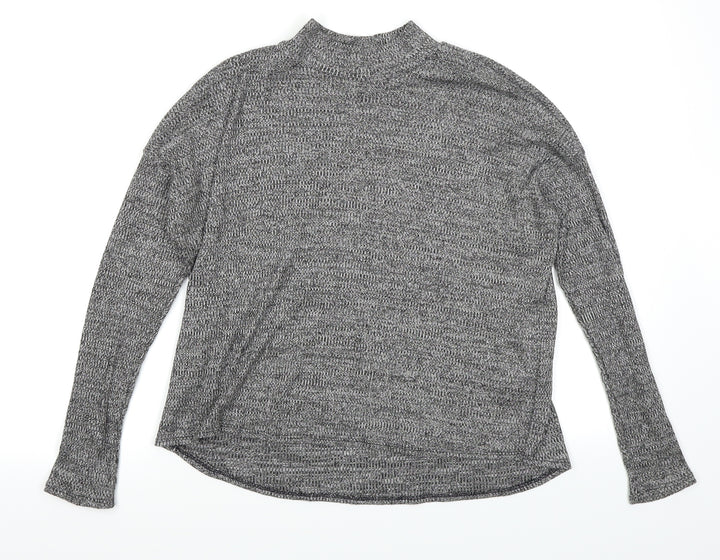 Divided Womens Grey Basic T-Shirt Size S