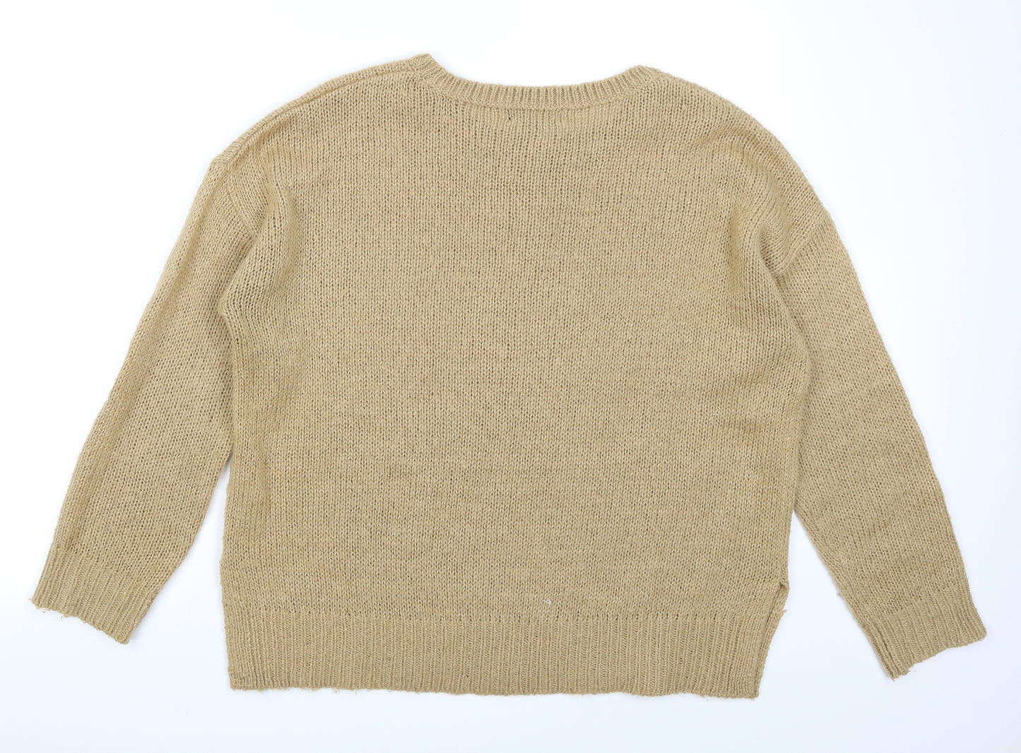 New Look Womens Brown   Pullover Jumper Size L
