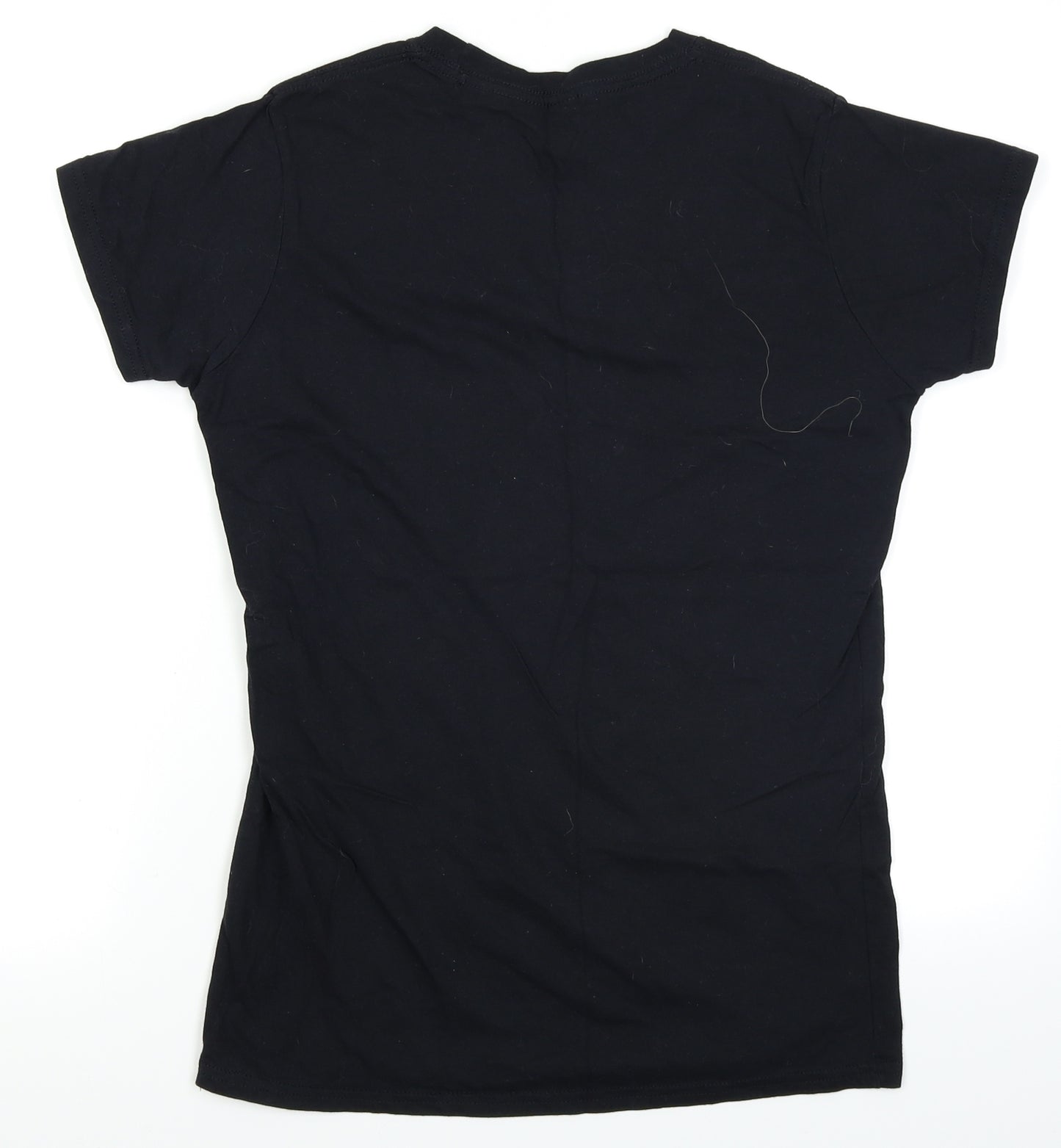 Gildan Womens Black   Basic T-Shirt Size L