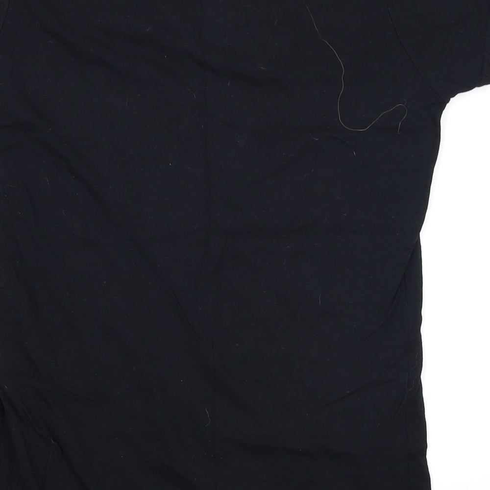 Gildan Womens Black   Basic T-Shirt Size L